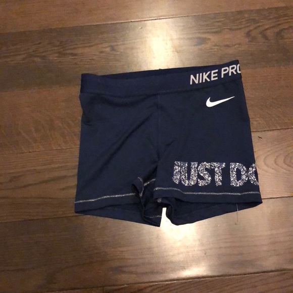 nike pro just do it shorts